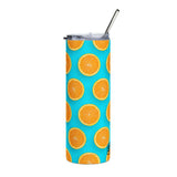STUBBIE Stainless Steel Tumbler, 20oz - Orange Slice  STUBBIE