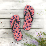 Mini American Flag Flip Flops