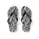 Zebra Flip Flops