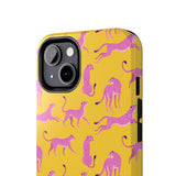 STUBBIE Phone Case for Apple iPhone - Pink Cheetah Phone Case