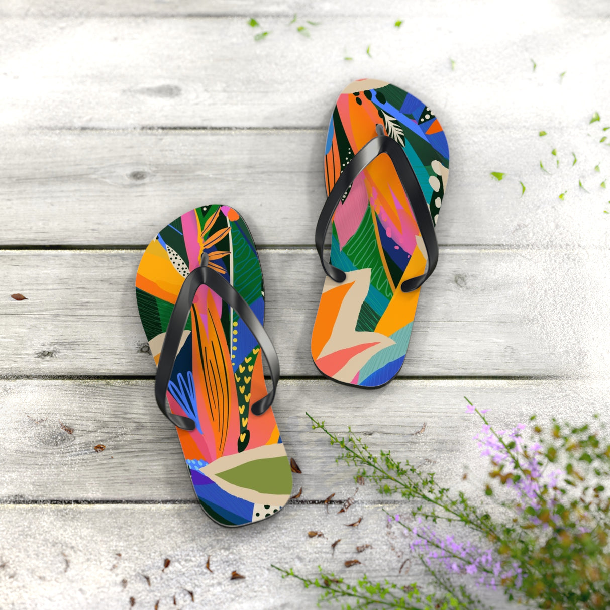 STUBBIE Flip Flops - Jungle Bush STUBBIE