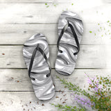 Silver Flip Flops