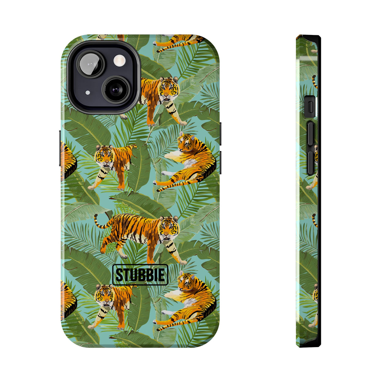 STUBBIE Phone Case for Apple iPhone - Jungle Tiger Stubbie