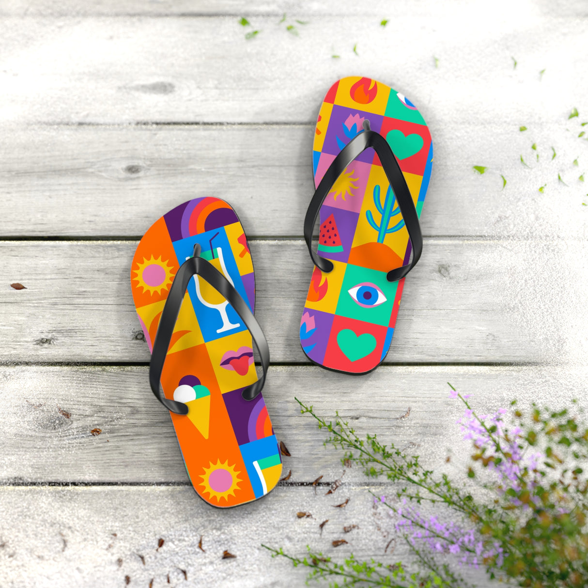 STUBBIE Flip Flops - Travel Blocks STUBBIE