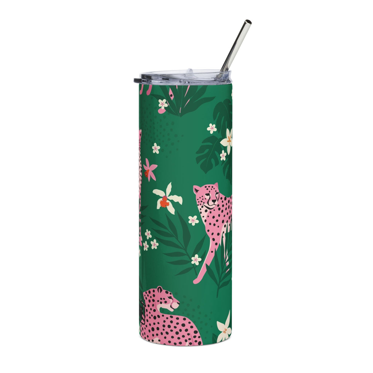 STUBBIE Stainless Steel Tumbler, 20oz - Cheetah  STUBBIE