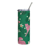 STUBBIE Stainless Steel Tumbler, 20oz - Cheetah  STUBBIE