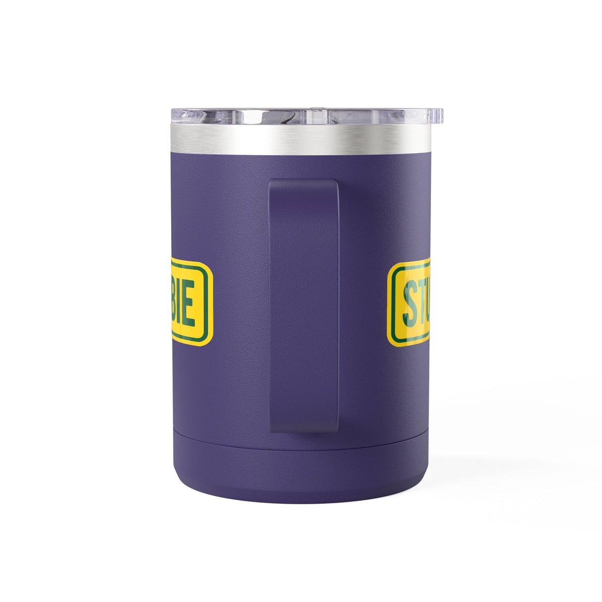 STUBBIE Coffee Mug Tumbler, 15oz - Aussie Yellow Stubbie