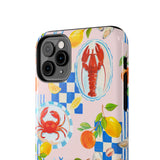 STUBBIE Phone Case for Apple iPhone - Italian Summer Seafood Stubbie