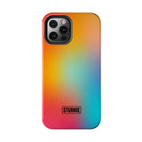 STUBBIE Phone Case for Apple iPhone - Rainbow Blue Stubbie
