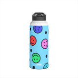 Smiley Face Stainless Steel Water Bottle