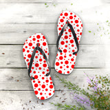 Red Polka Dot Flip Flops