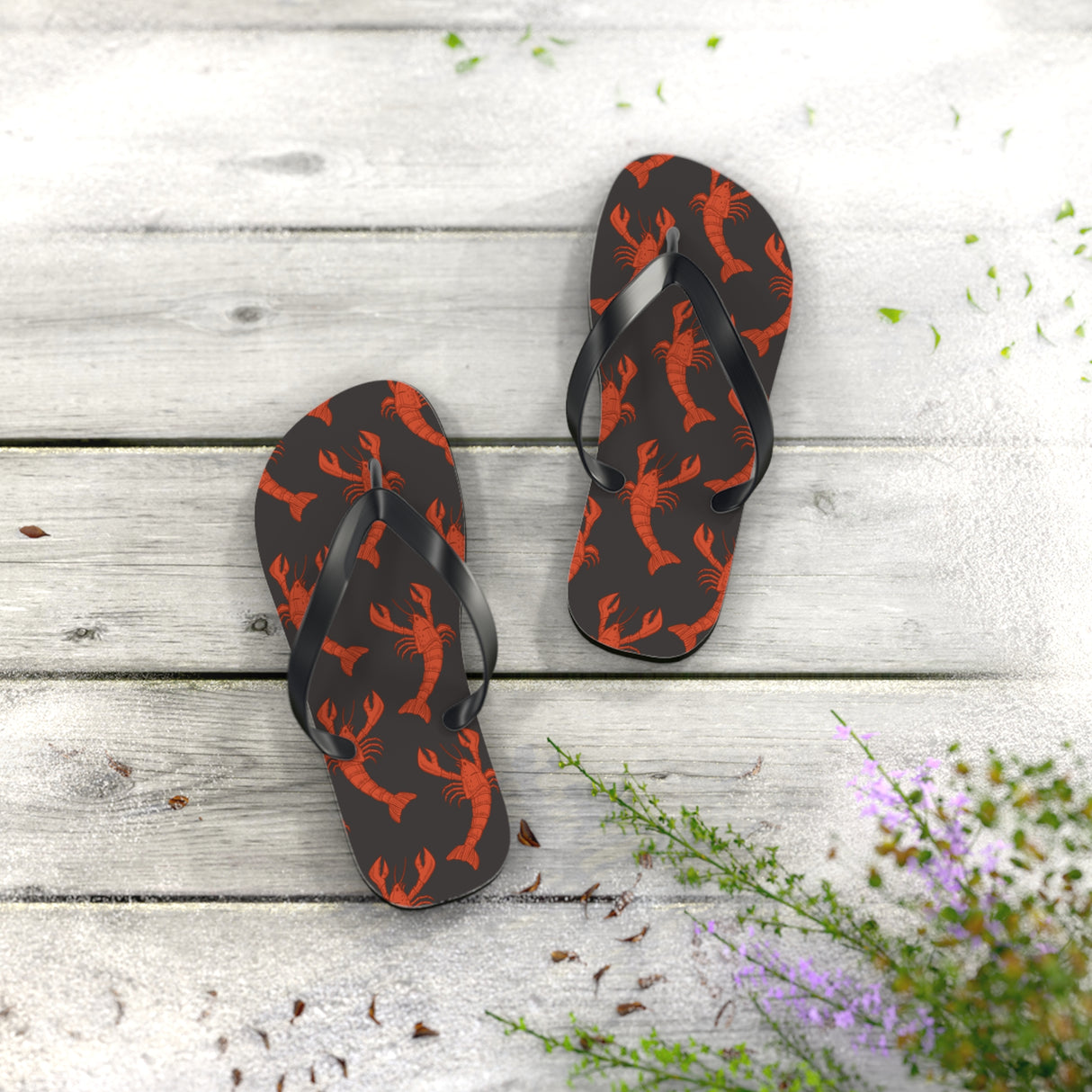 STUBBIE Flip Flops - Lobster Nights STUBBIE