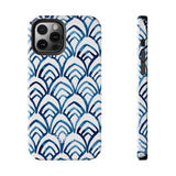 STUBBIE Phone Case for Apple iPhone - Blue Art Deco Phone Case