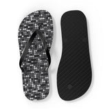 Black Sequin Flip Flops