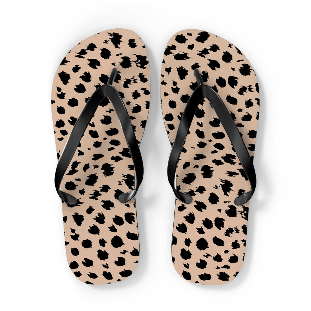 Cheetah Print Flip Flops
