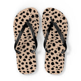 Cheetah Print Flip Flops