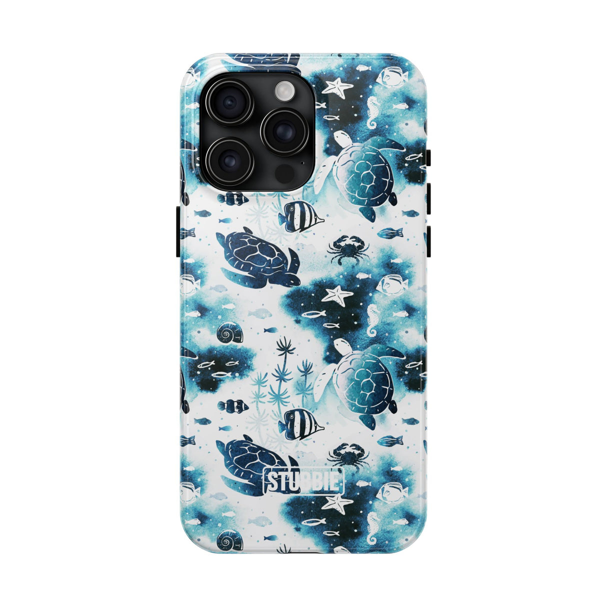 STUBBIE Phone Case for Apple iPhone - Fish And Turtle Phone Case