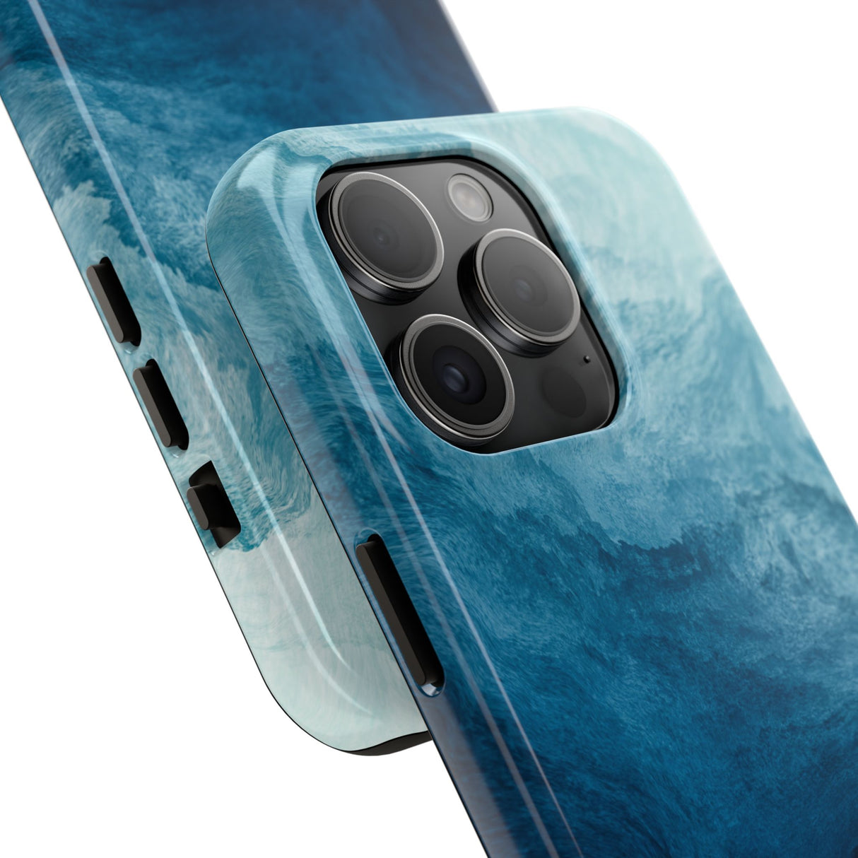 STUBBIE Phone Case for Apple iPhone - Blue Marble Phone Case