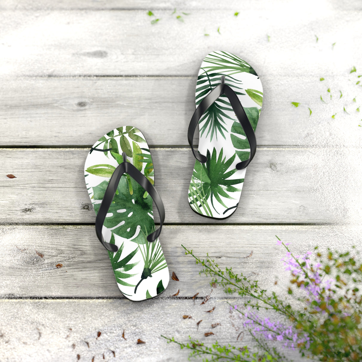 STUBBIE Flip Flops - Leaf Me Alone STUBBIE