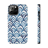 STUBBIE Phone Case for Apple iPhone - Blue Art Deco Phone Case