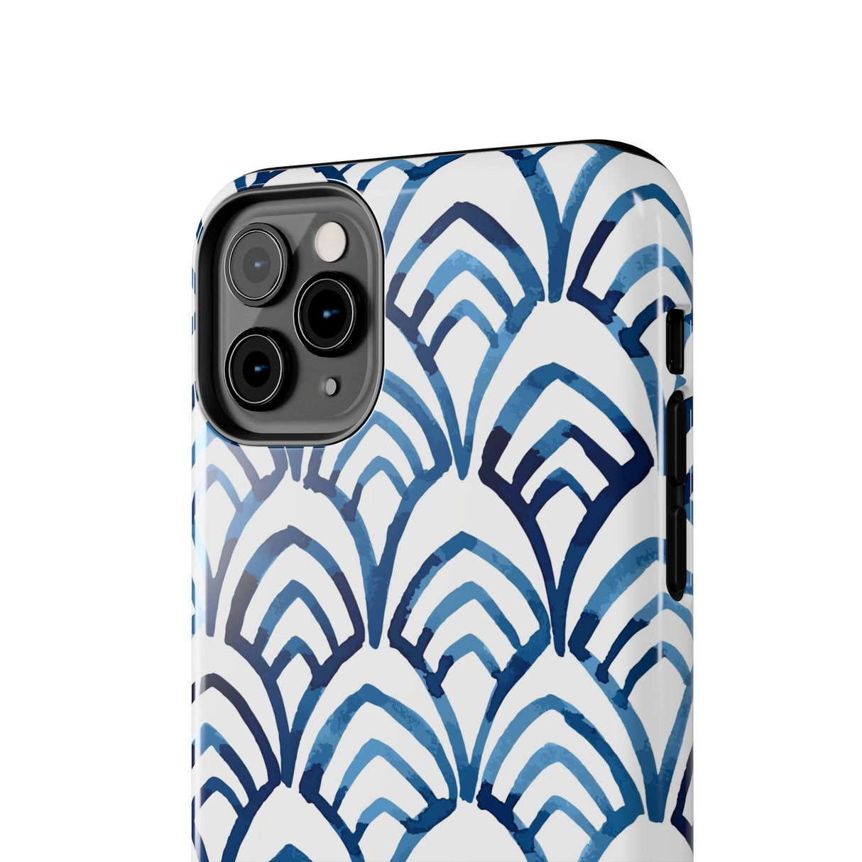 STUBBIE Phone Case for Apple iPhone - Blue Art Deco Phone Case