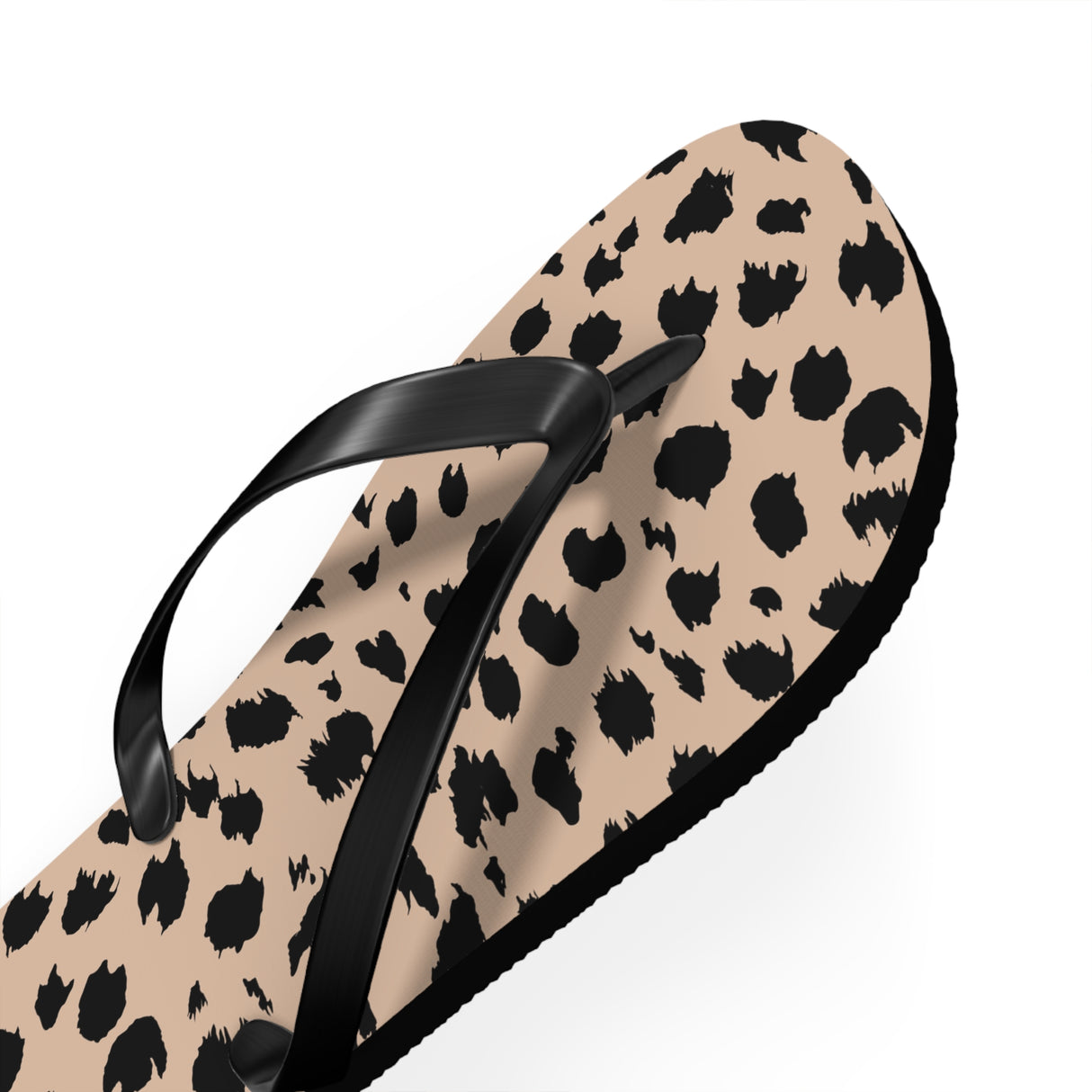 Cheetah Print Flip Flops