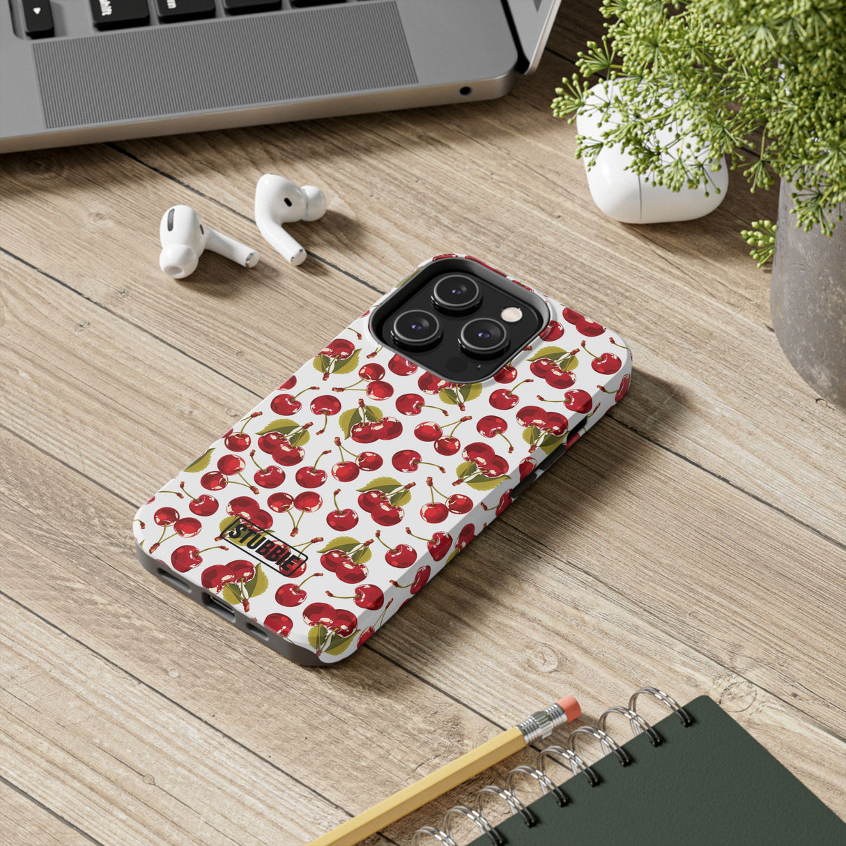 STUBBIE Phone Case for Apple iPhone - Cherry Phone Case