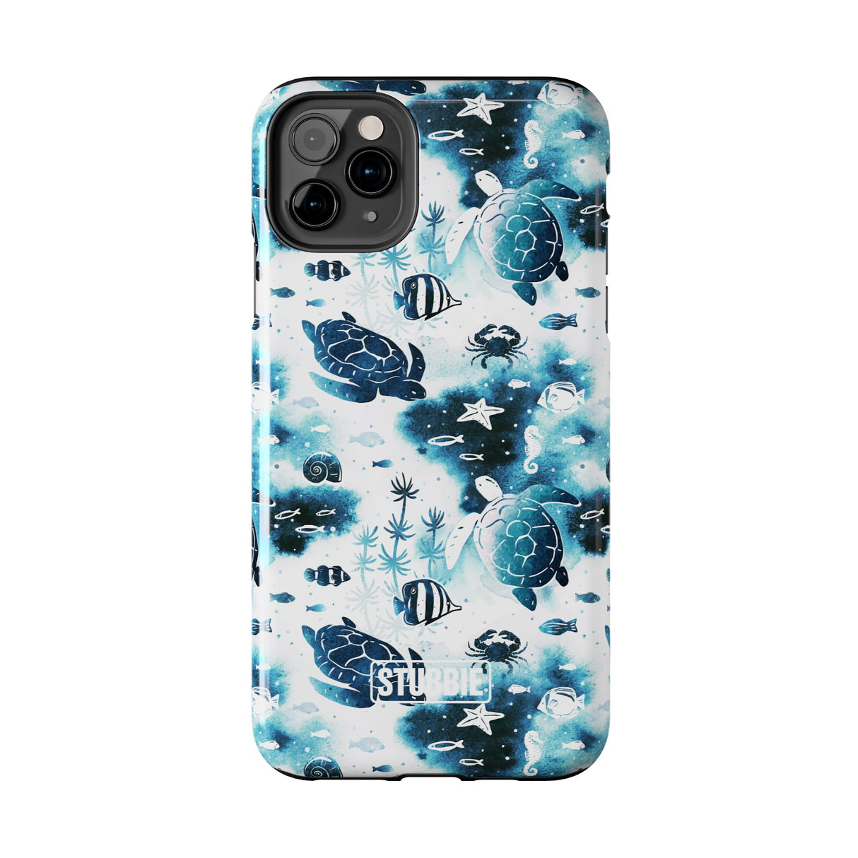 STUBBIE Phone Case for Apple iPhone - Fish And Turtle Phone Case