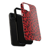 STUBBIE Phone Case for Apple iPhone - Red Leopard Phone Case