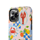 STUBBIE Phone Case for Apple iPhone - Italian Summer Seafood Stubbie