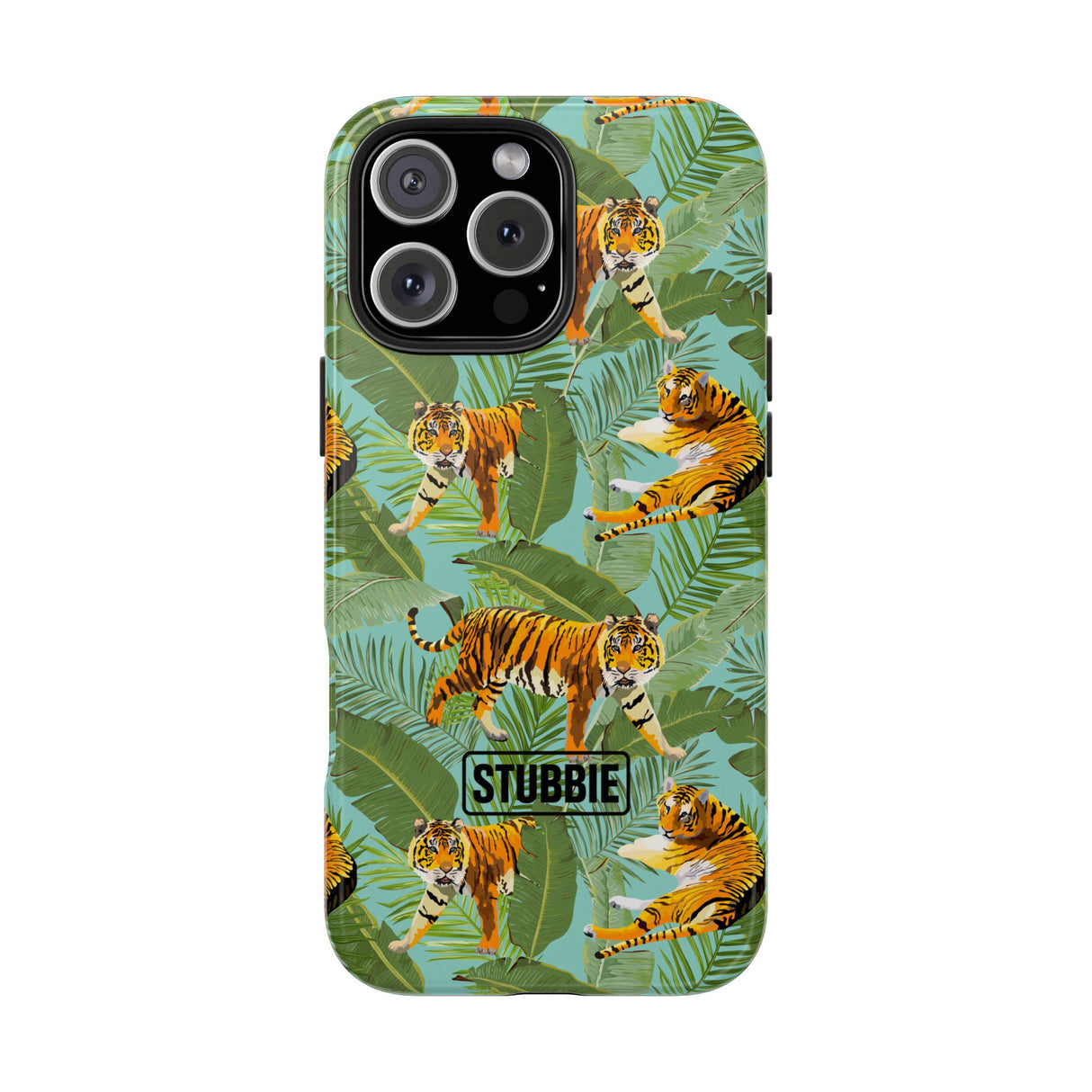 STUBBIE Phone Case for Apple iPhone - Jungle Tiger Stubbie