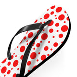 Red Polka Dot Flip Flops