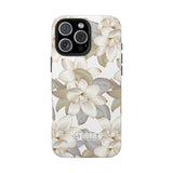 STUBBIE Phone Case for Apple iPhone - White Flowers Phone Case