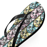 Cute Kitten Flip Flops