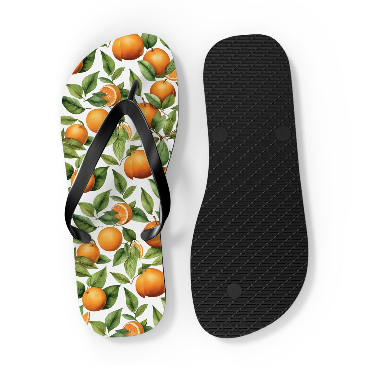 Orange Flip Flops