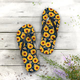 Sunflower Flip Flops