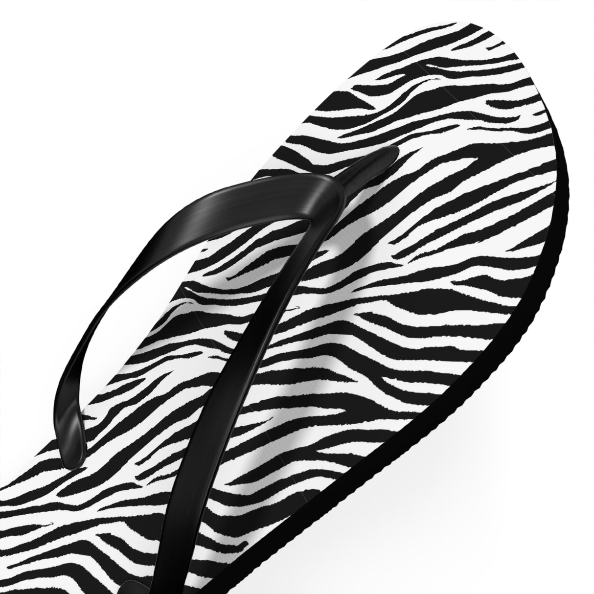 Zebra Flip Flops