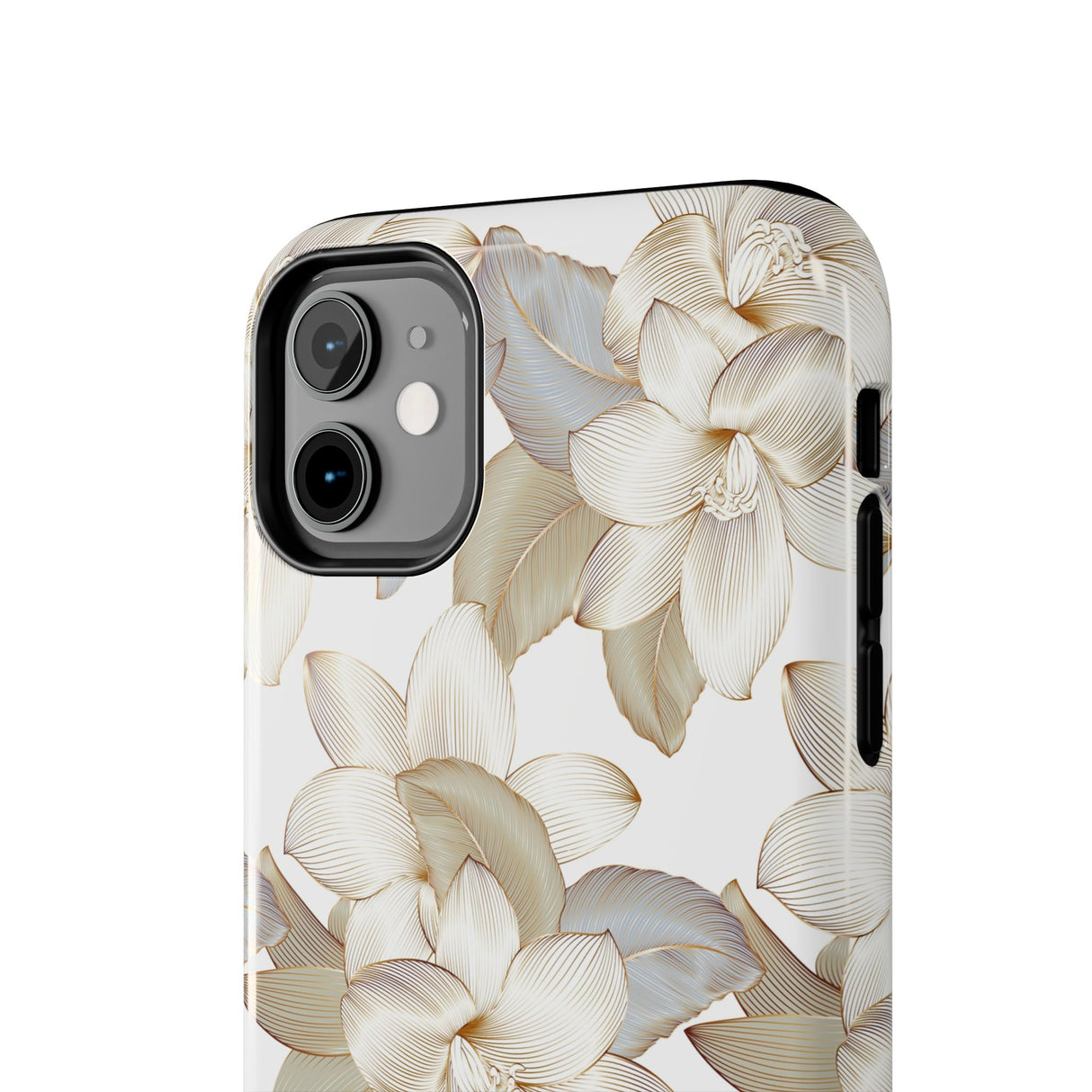STUBBIE Phone Case for Apple iPhone - White Flowers Phone Case