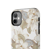STUBBIE Phone Case for Apple iPhone - White Flowers Phone Case