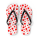 Red Polka Dot Flip Flops