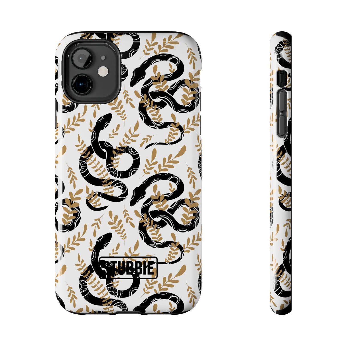 STUBBIE Phone Case for Apple iPhone - Black Snake Phone Case