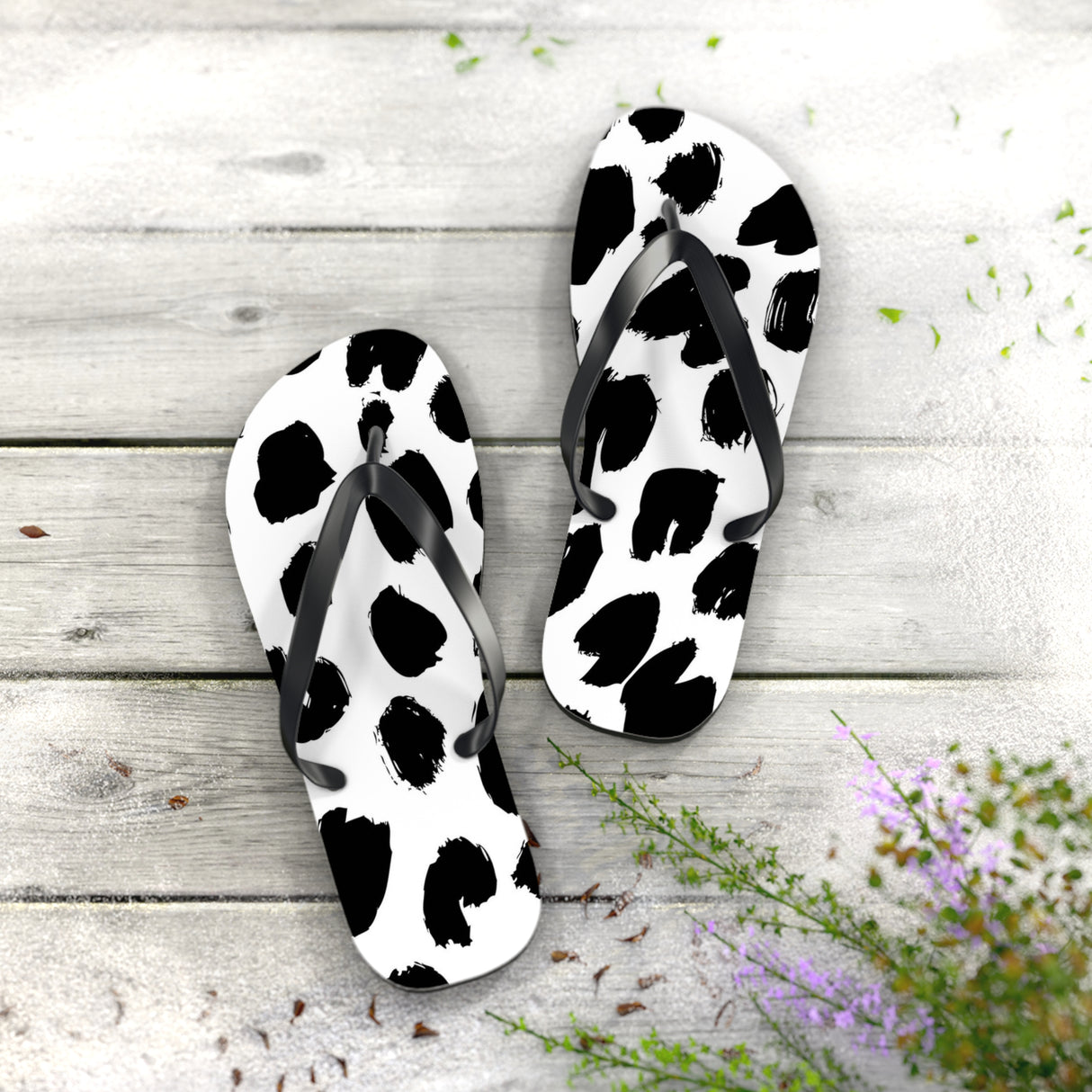 STUBBIE Flip Flops - Snow Leopard STUBBIE