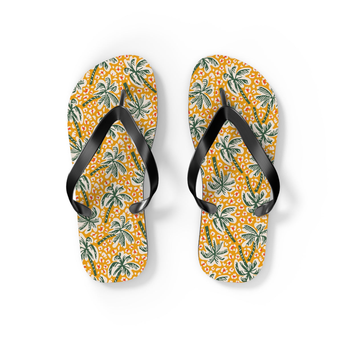 Palm Tree Flip Flops