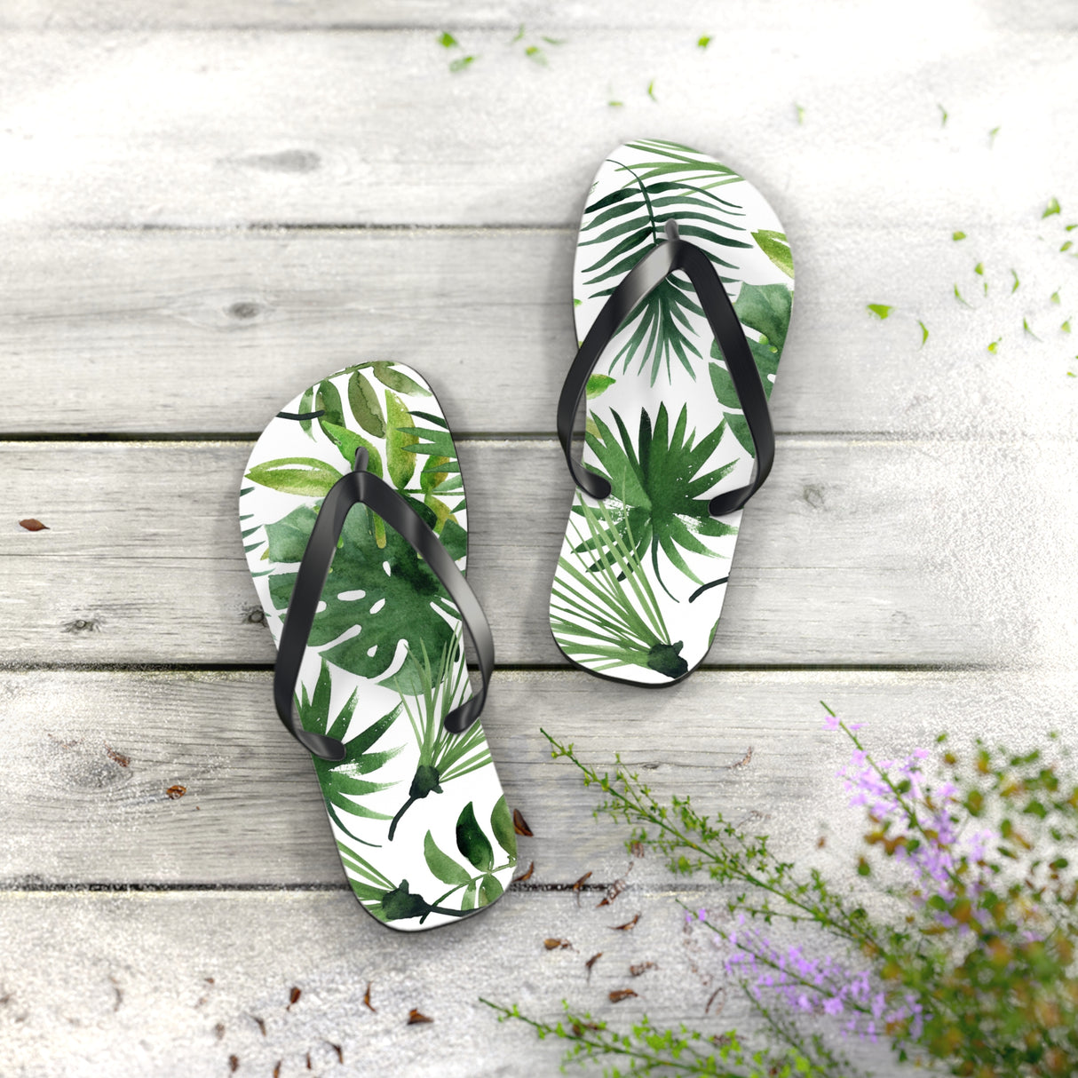STUBBIE Flip Flops - Leaf Me Alone STUBBIE