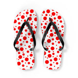 Red Polka Dot Flip Flops