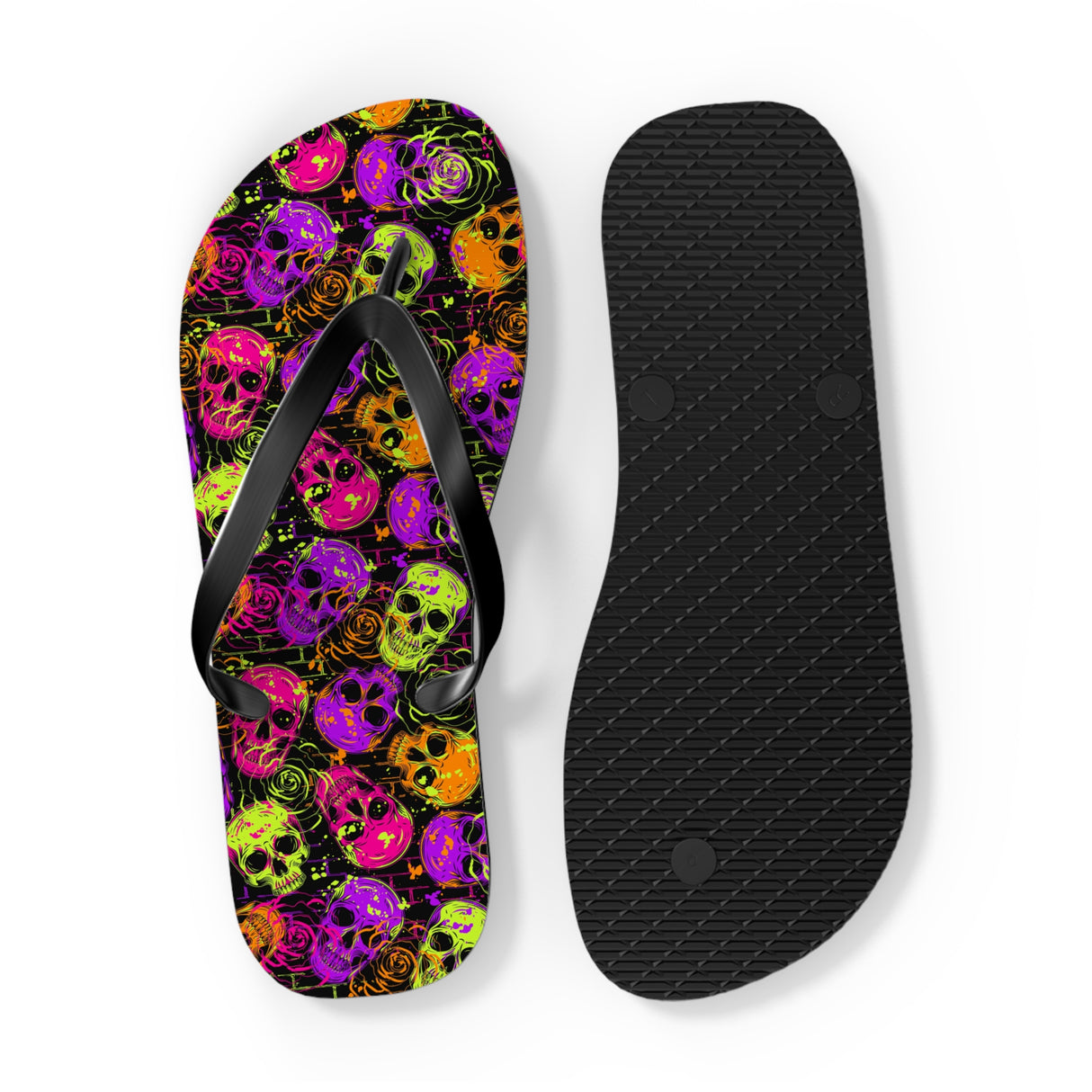 Flip Flops With Skulls