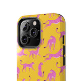 STUBBIE Phone Case for Apple iPhone - Pink Cheetah Phone Case