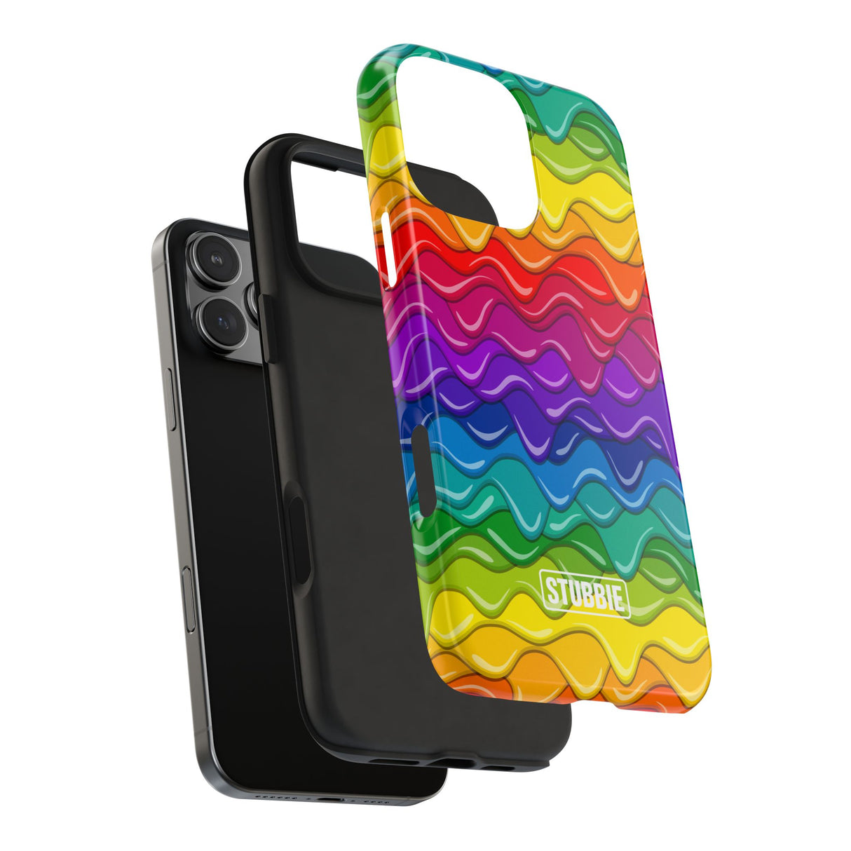 STUBBIE Phone Case for Apple iPhone - Rainbow Cake Phone Case