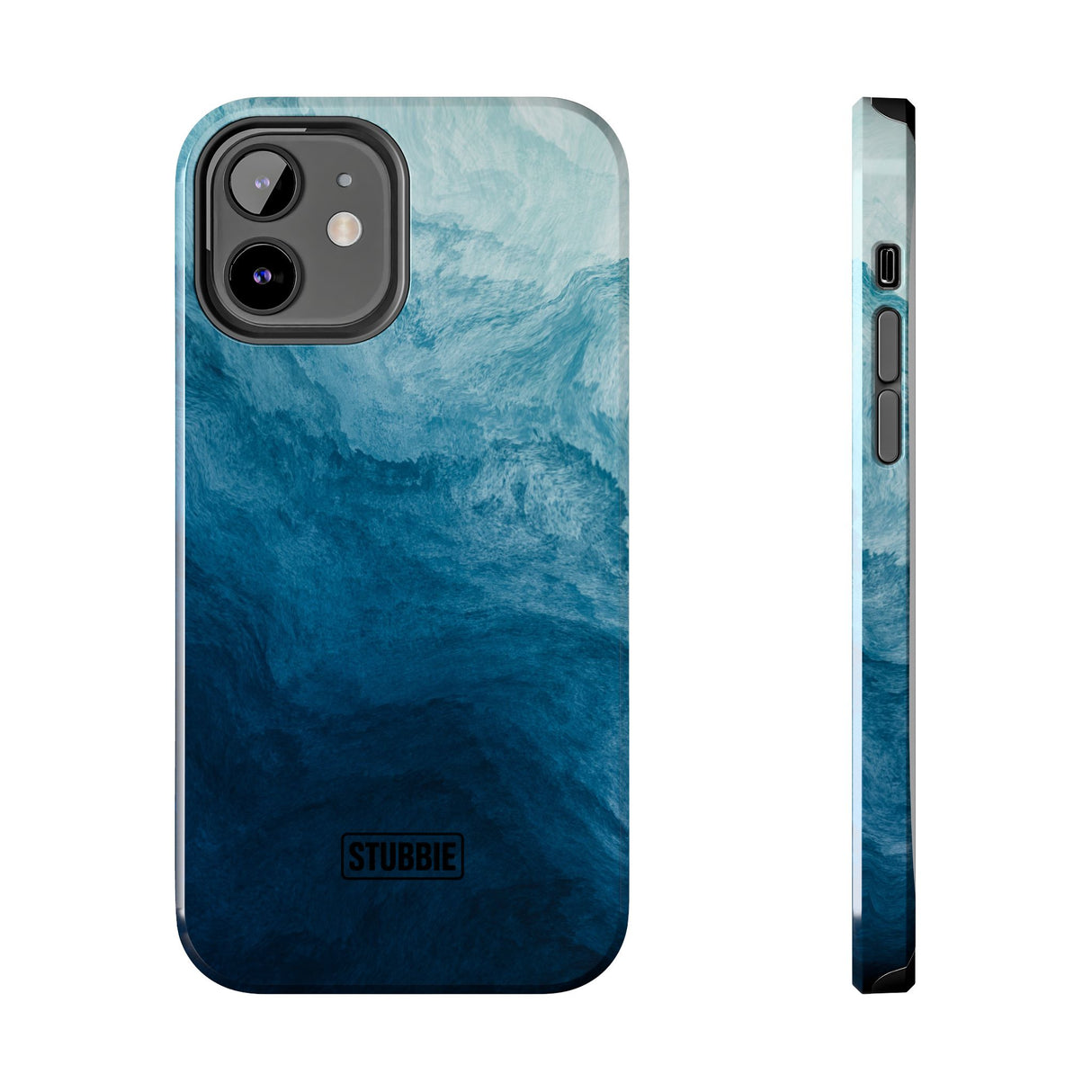 STUBBIE Phone Case for Apple iPhone - Blue Marble Phone Case