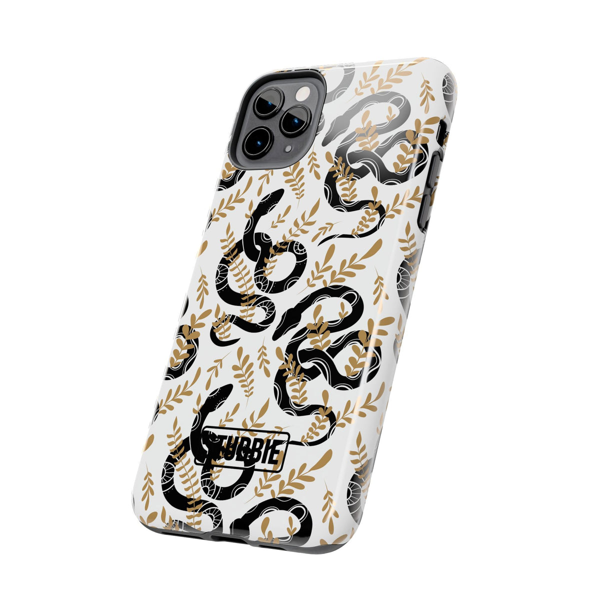 STUBBIE Phone Case for Apple iPhone - Black Snake Phone Case